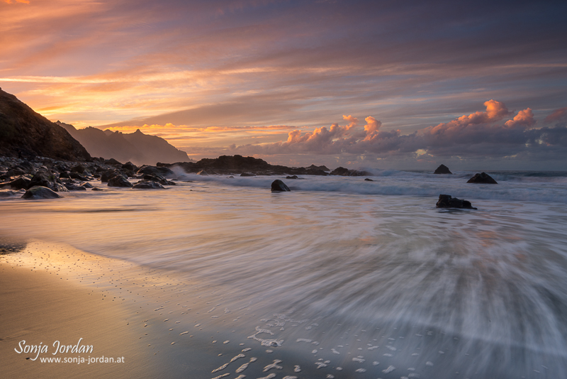 Playa de Benijo, Taganana, Anaga-Gebirge, Kanarische Insel, Teneriffa, Spanien